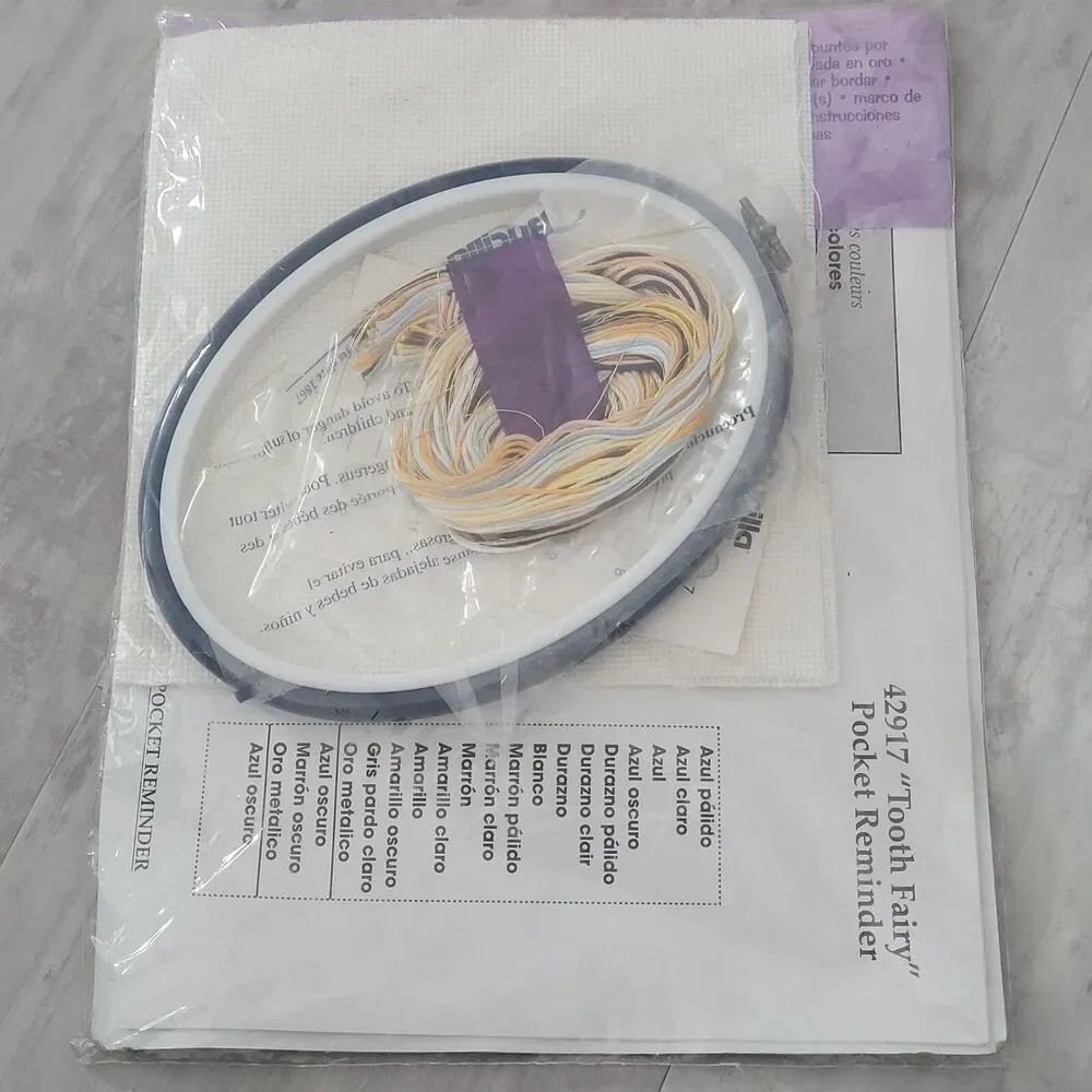 Bucilla Cross Stitch Kit 42917 Tooth Fairy 2001 Vintage